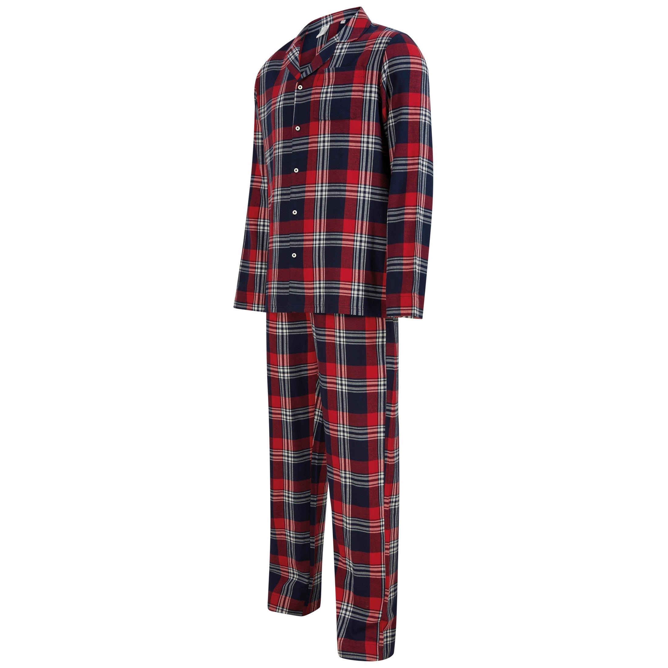 Sf Men's Tartan Lounge Set