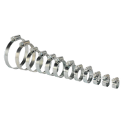 Sealey Hose Clip Assortment 85pc Ø8-57mm Zinc Plated