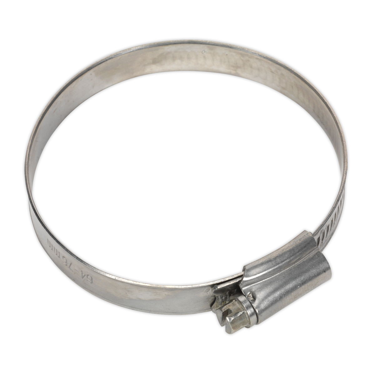 Sealey Hose Clip Stainless Steel Ø64-76mm Pack of 10