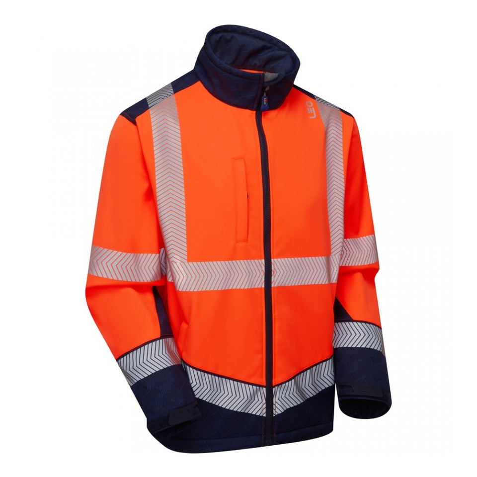 Leo Workwear BOWDEN Leo EcoViz Softshell Jacket