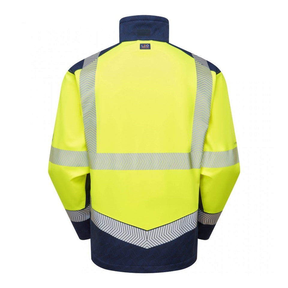 Leo Workwear BOWDEN Leo EcoViz Softshell Jacket