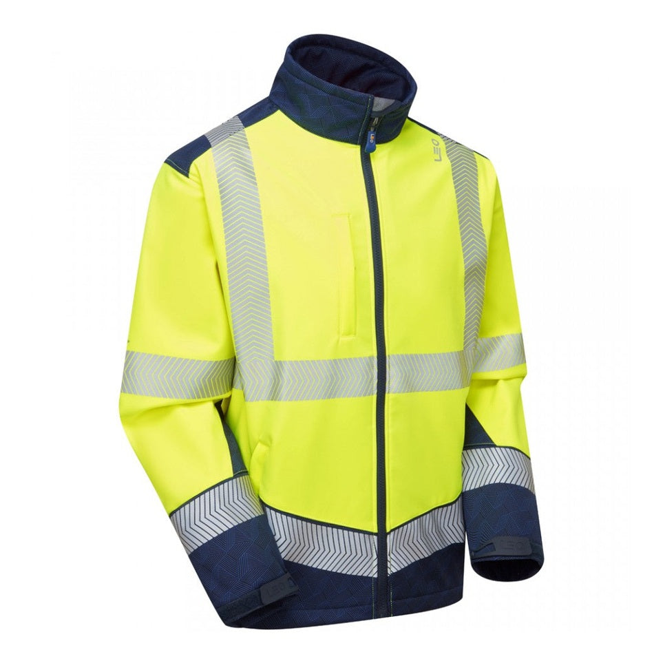 Leo Workwear BOWDEN Leo EcoViz Softshell Jacket