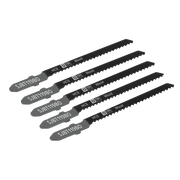 Sealey Jigsaw Blade General Wood 75mm 12tpi - Pack of 5