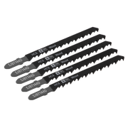 Sealey Jigsaw Blade General Wood 100mm 6tpi - Pack of 5
