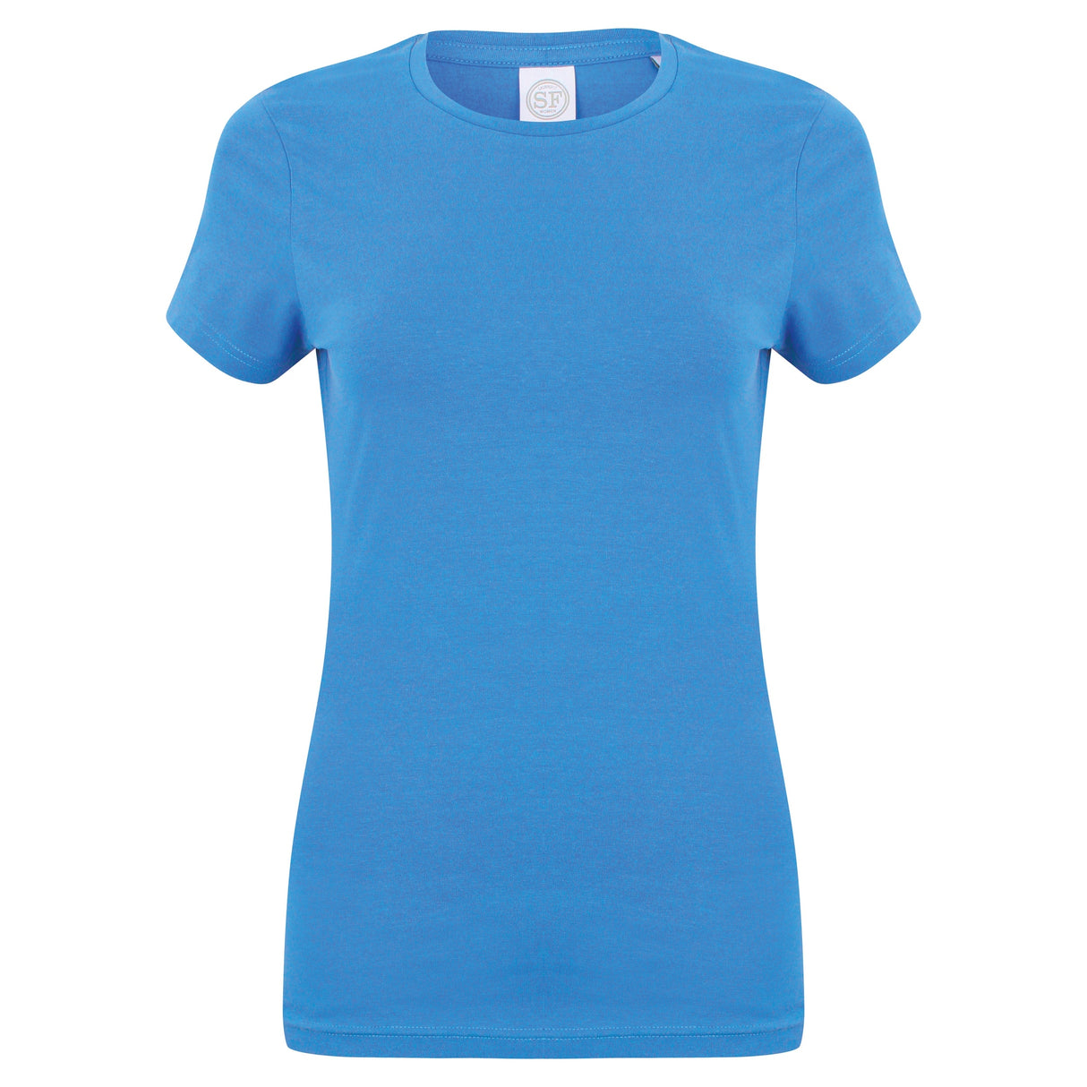 Sf Feel Good Women's Stretch T-Shirt - Heather Blue