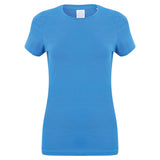 Sf Feel Good Women's Stretch T-Shirt - Heather Blue