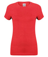 Sf Feel Good Women's Stretch T-Shirt - Heather Red