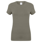 Sf Feel Good Women's Stretch T-Shirt - Khaki