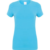 Sf Feel Good Women's Stretch T-Shirt - Surf Blue