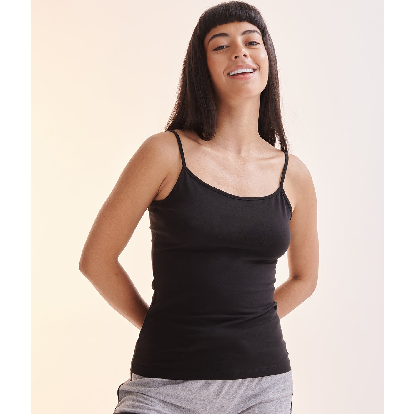 Sf Women's Feel-Good Stretch Spaghetti Vest
