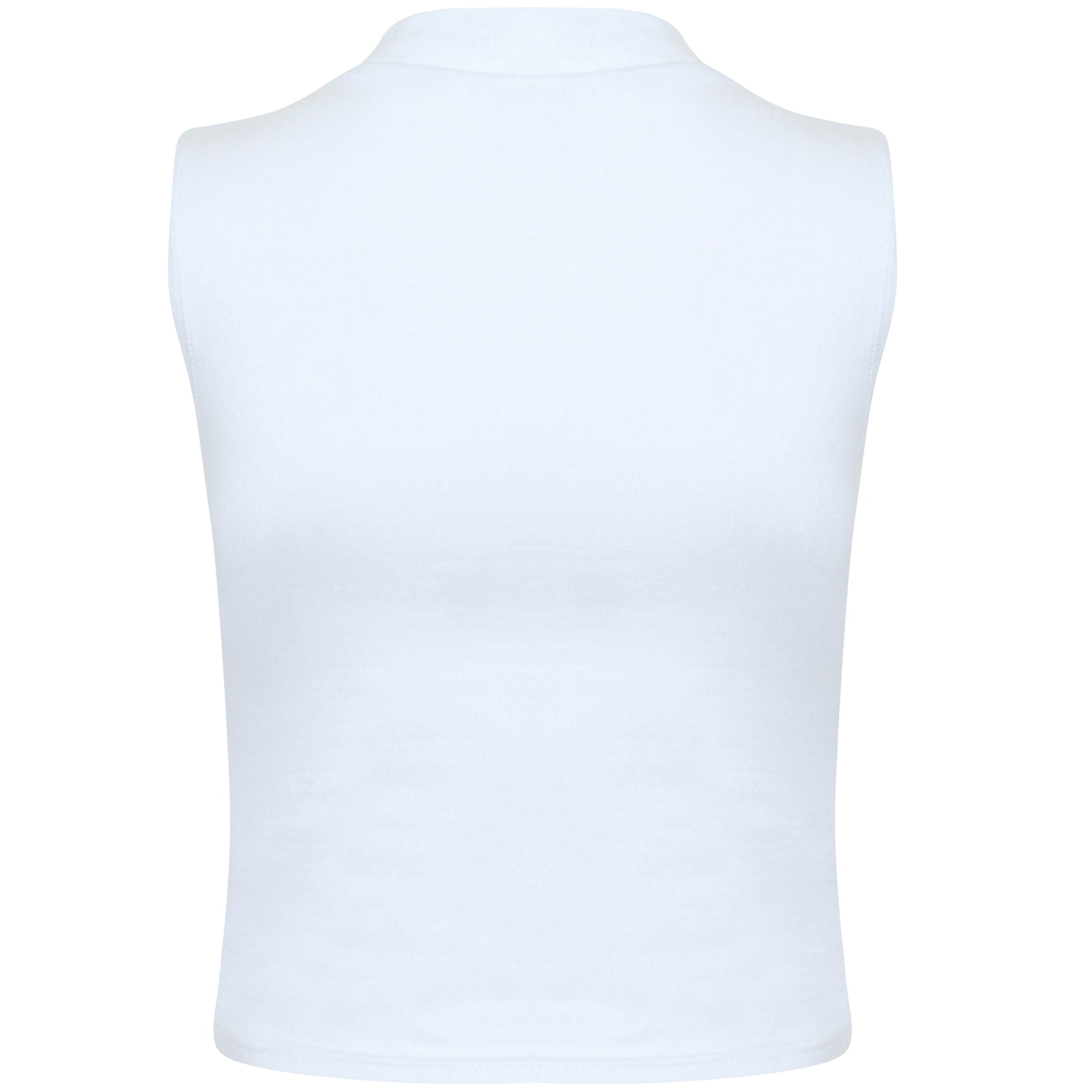 Sf Women's High Neck Crop Vest