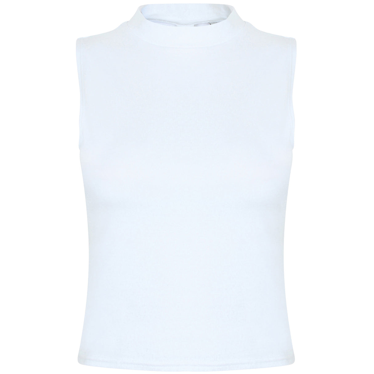 Sf Women's High Neck Crop Vest