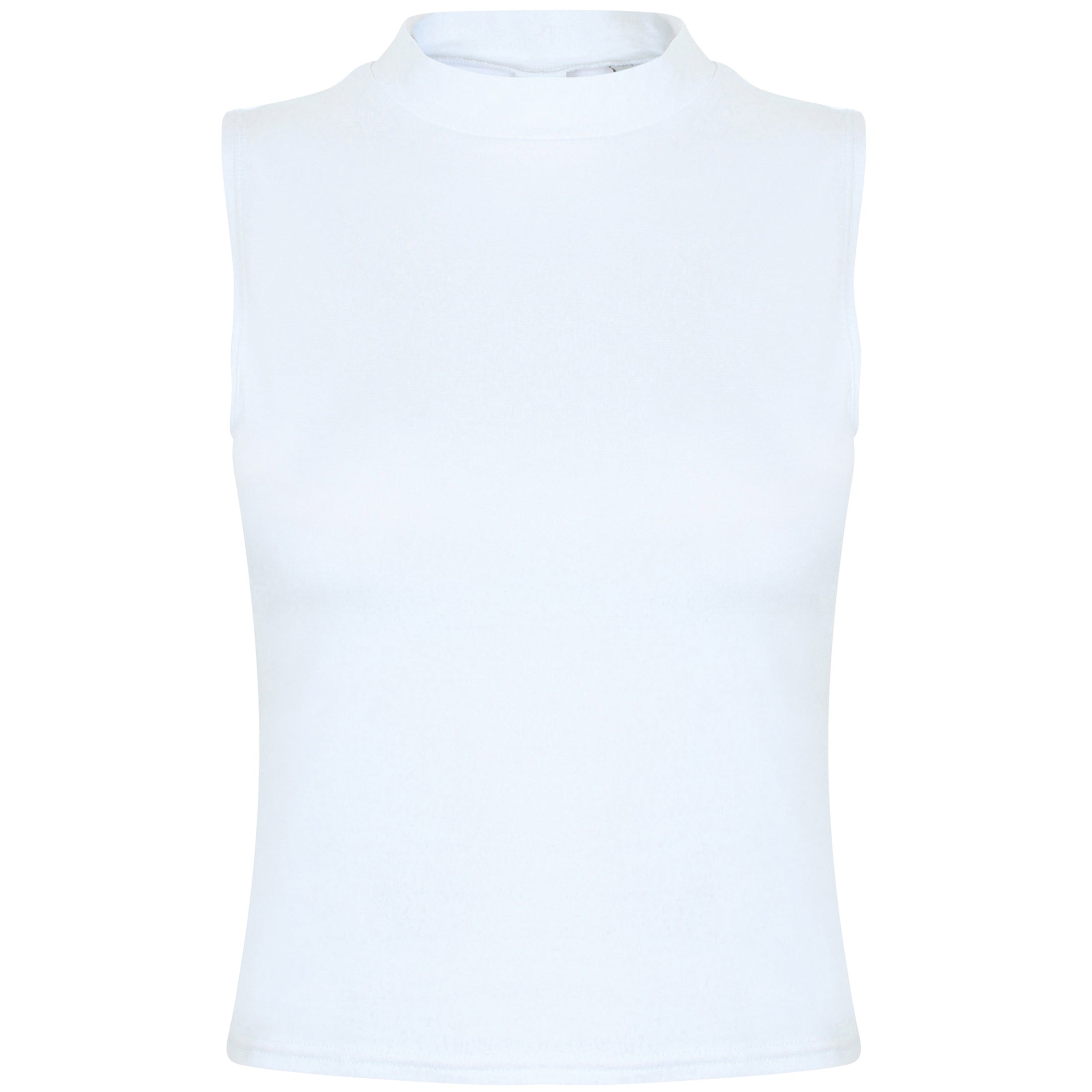 Sf Women's High Neck Crop Vest