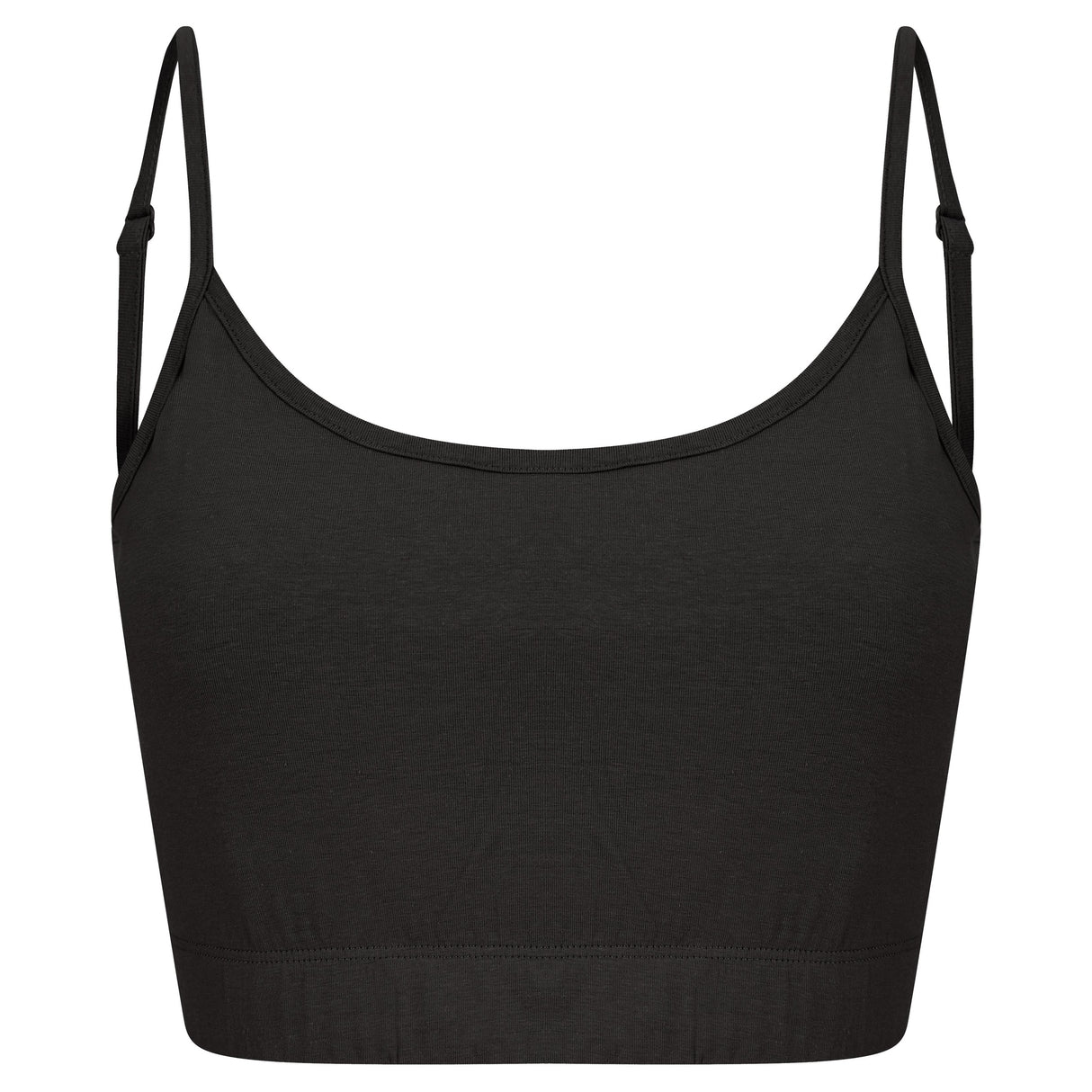 Sf Women's Sustainable Fashion Cropped Cami Top With Adjustable Straps