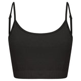 Sf Women's Sustainable Fashion Cropped Cami Top With Adjustable Straps