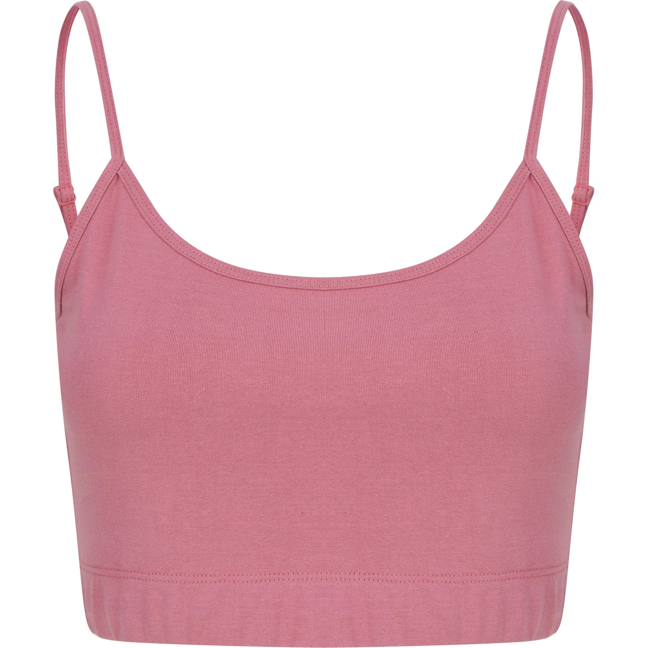 Sf Women's Sustainable Fashion Cropped Cami Top With Adjustable Straps