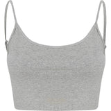 Sf Women's Sustainable Fashion Cropped Cami Top With Adjustable Straps