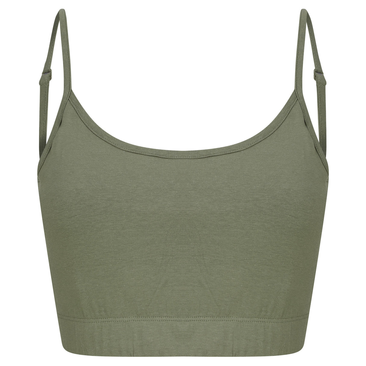 Sf Women's Sustainable Fashion Cropped Cami Top With Adjustable Straps