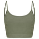 Sf Women's Sustainable Fashion Cropped Cami Top With Adjustable Straps