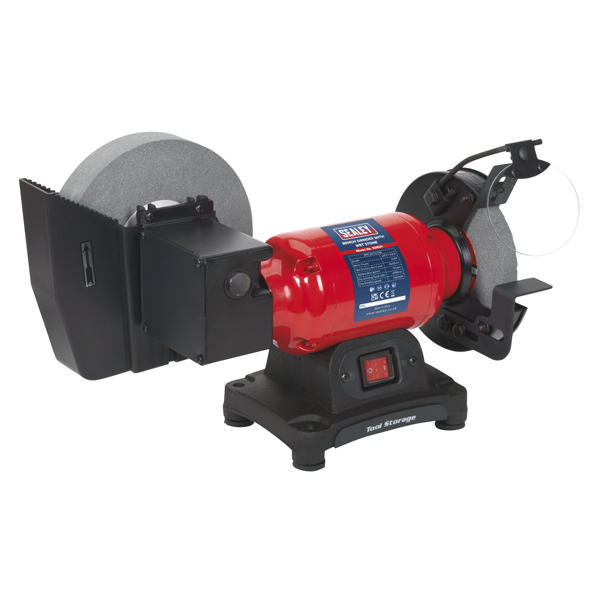 Sealey Bench Grinder Wet & Dry Ø200/150mm 250W/230V