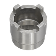 Sealey Motorcycle Swingarm Locknut 4-Pin 37mm
