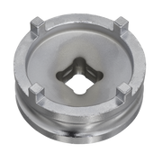 Sealey Motorcycle Swingarm Locknut Socket 4-Pin 50mm