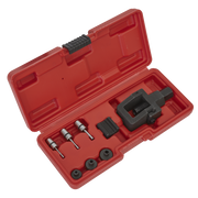 Sealey Motorcycle Chain Splitter & Riveting Tool Set - Heavy-Duty