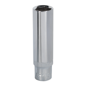 Sealey WallDrive® Socket 10mm Deep 1/4"Sq Drive Fully Polished