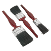 Sealey Pure Bristle Paint Brush Set 3pc
