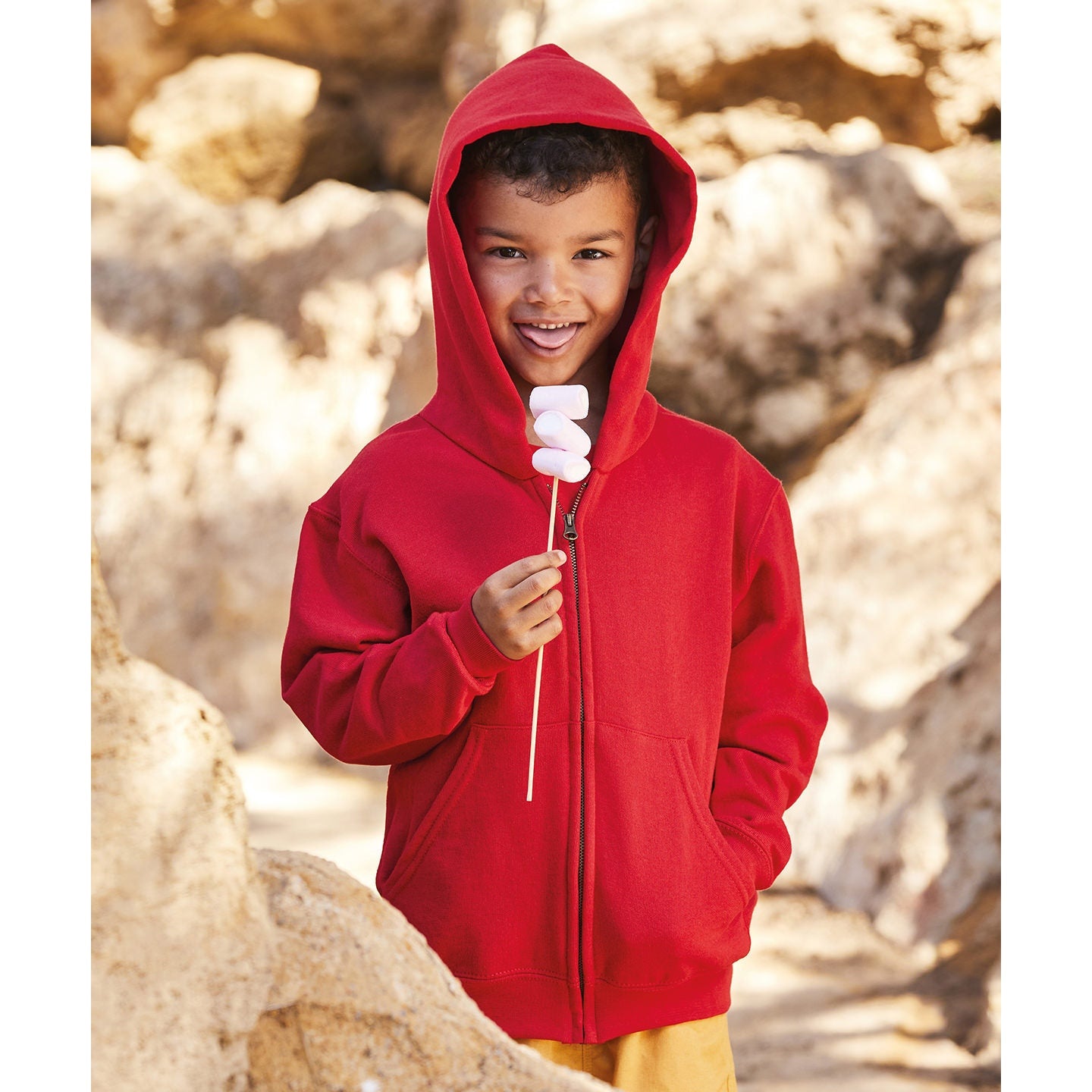 Fruit Of The Loom Kids Classic Hooded Sweatshirt Jacket