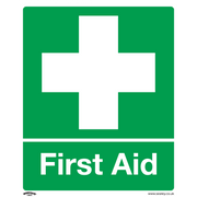 Sealey Safety Sign - First Aid - Rigid Plastic