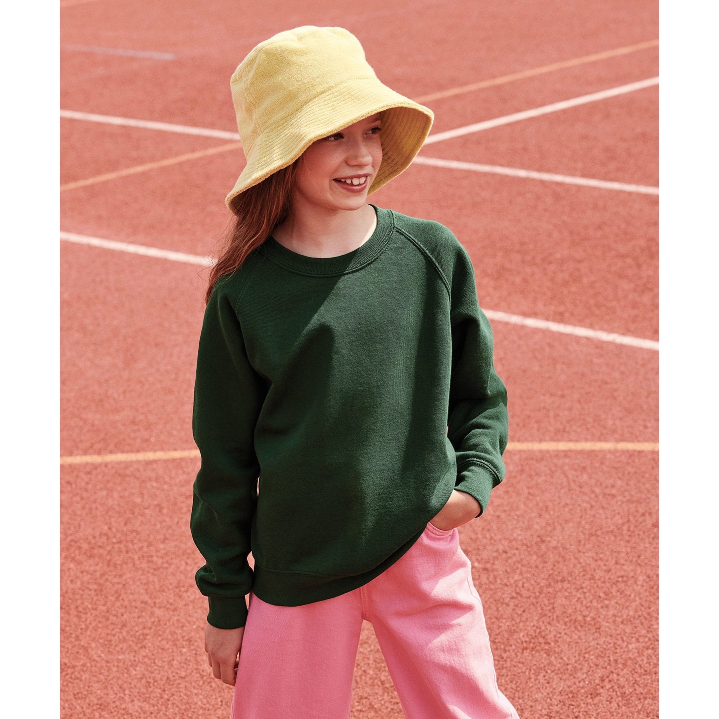 Fruit Of The Loom Kids Classic Raglan Sweatshirt