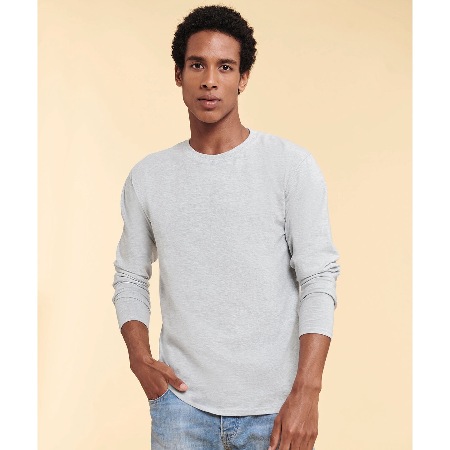 Fruit Of The Loom Iconic 195 Ringspun Premium Long Sleeve T