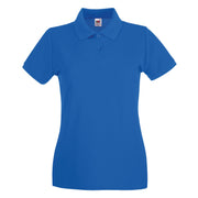 Fruit Of The Loom Women's Premium Polo - Royal Blue