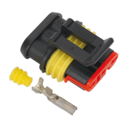Sealey Superseal Female Connector 3-Way Pack of 5