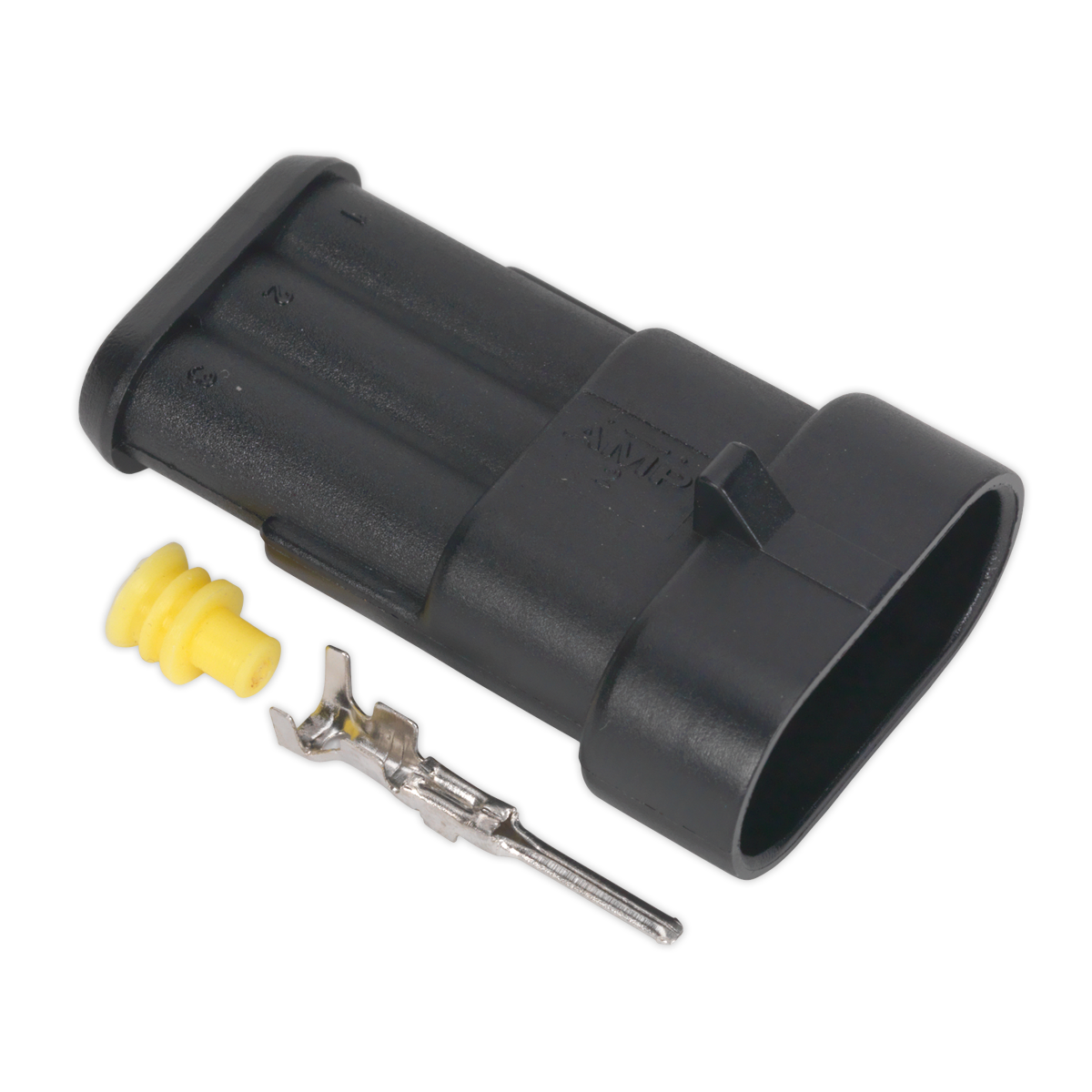 Sealey Superseal Male Connector 3-Way Pack of 5