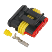 Sealey Superseal Female Connector 4-Way Pack of 3