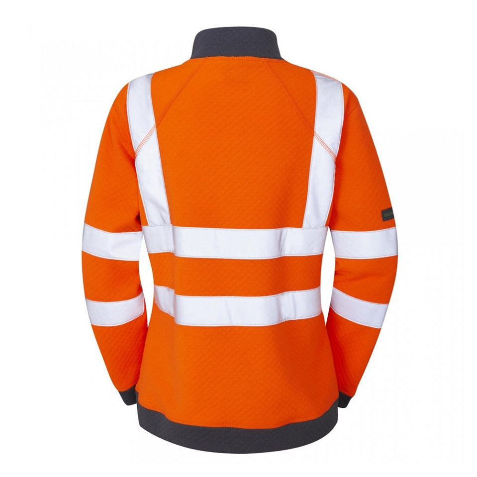 Leo Workwear ELBERRY Leo EcoViz Womens 1/4 Zip Sweatshirt