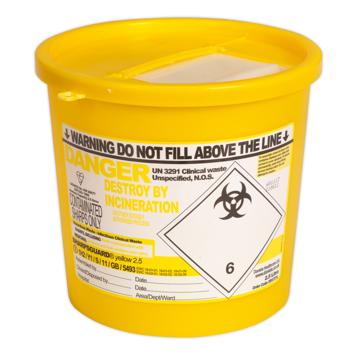 Sealey Sharps Bin 2.5L