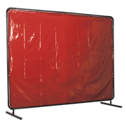 Sealey Workshop Welding Curtain to EN ISO 25980:2014 & Frame 2.4 x 1.75m