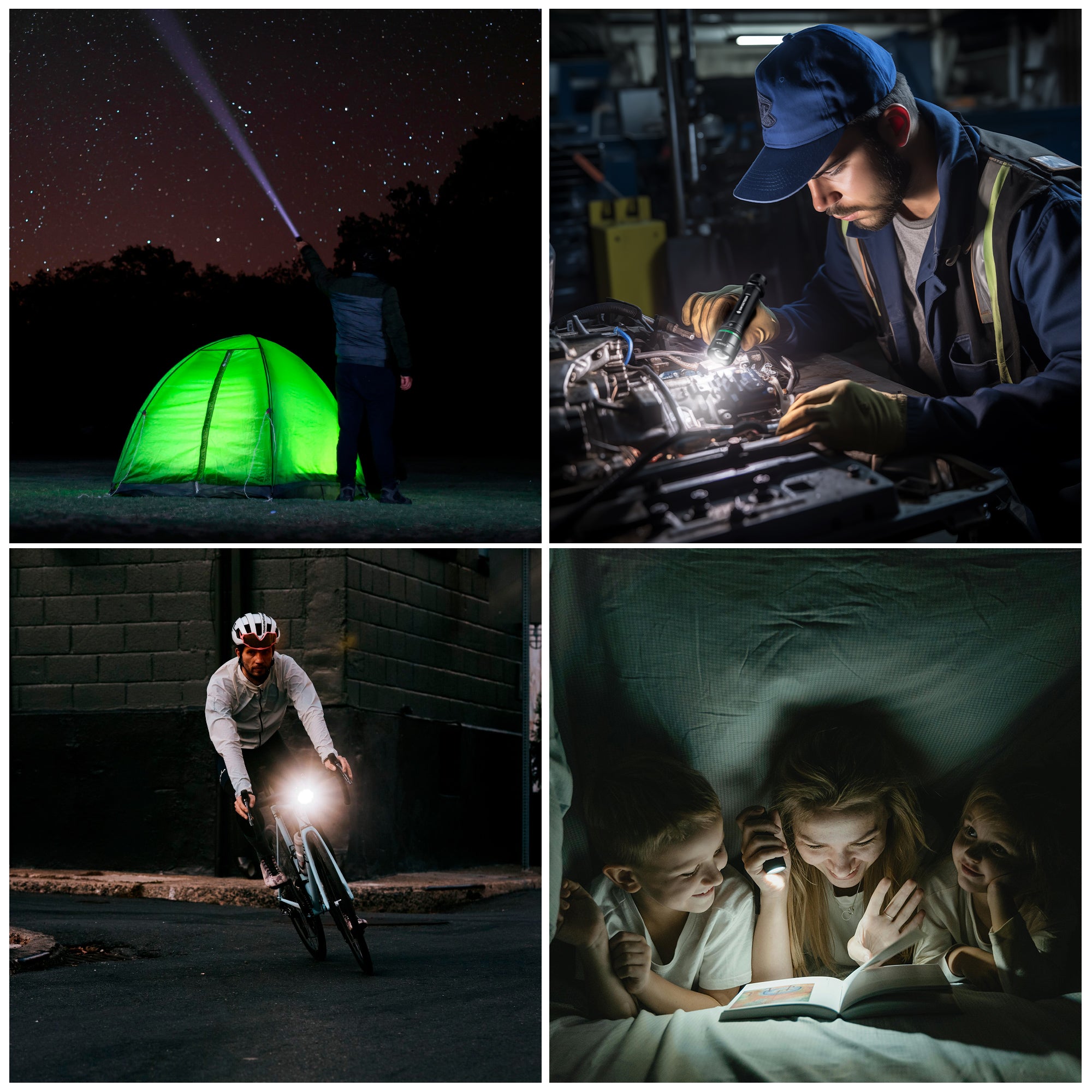 Scruffs Swiss-Tech Rechargeable LED Flashlight - USB Rechargeable Torch - 18650 & 3 x AAA Compatible