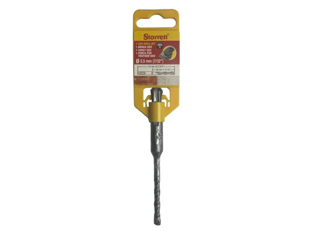 Starrett SDS Plus 2 Point Drill Bit 5.5 x 110mm