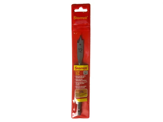 Starrett Flat Wood Drill Bit 12 x 152mm