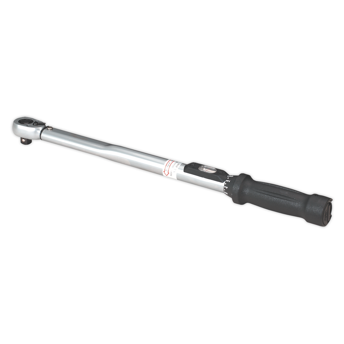 Sealey Torque Wrench Locking Micrometer Style 1/2"Sq Drive 40-210Nm(30-150lb.ft) Calibrated