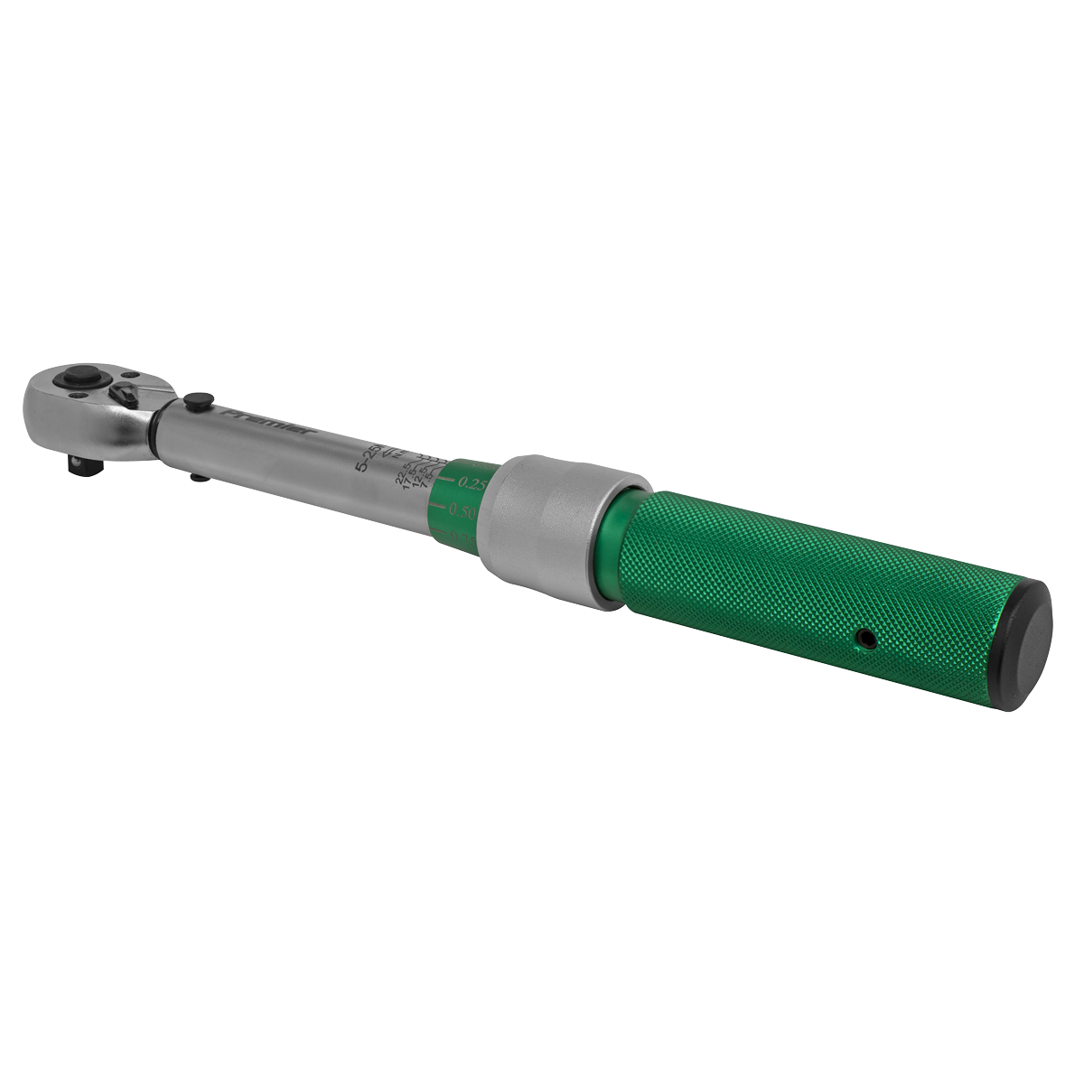 Sealey Torque Wrench Micrometer Style 1/4"Sq Drive 5-25Nm - Calibrated