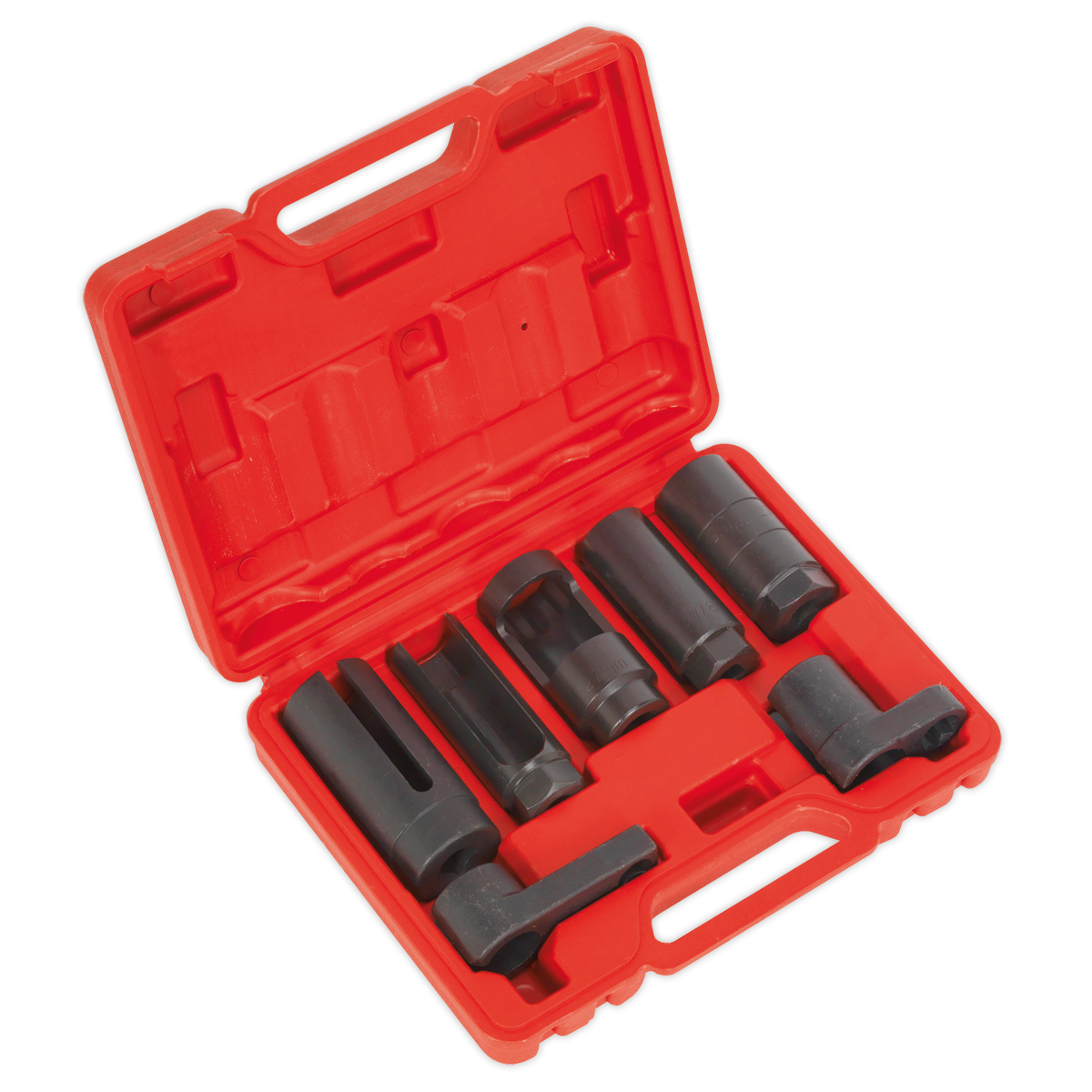 Sealey Oxygen Sensor Socket Set 7pc 3/8" & 1/2"Sq Drivea