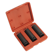 Sealey Impact Socket Set 3pc Deep 1/2"Sq Drive