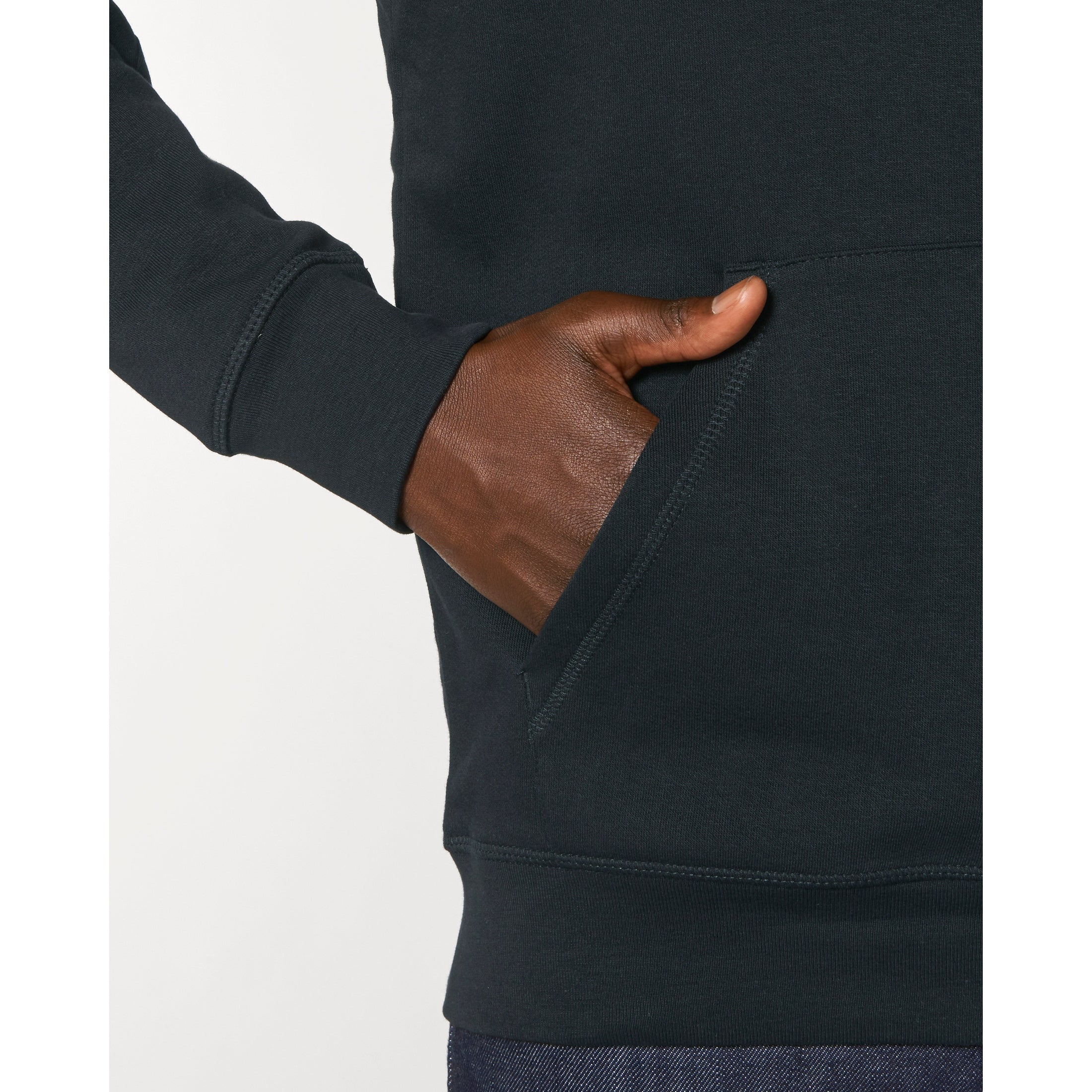 Stanley/Stella Drummer The Essential Unisex Hoodie Sweatshirt (Stsu812) - Black