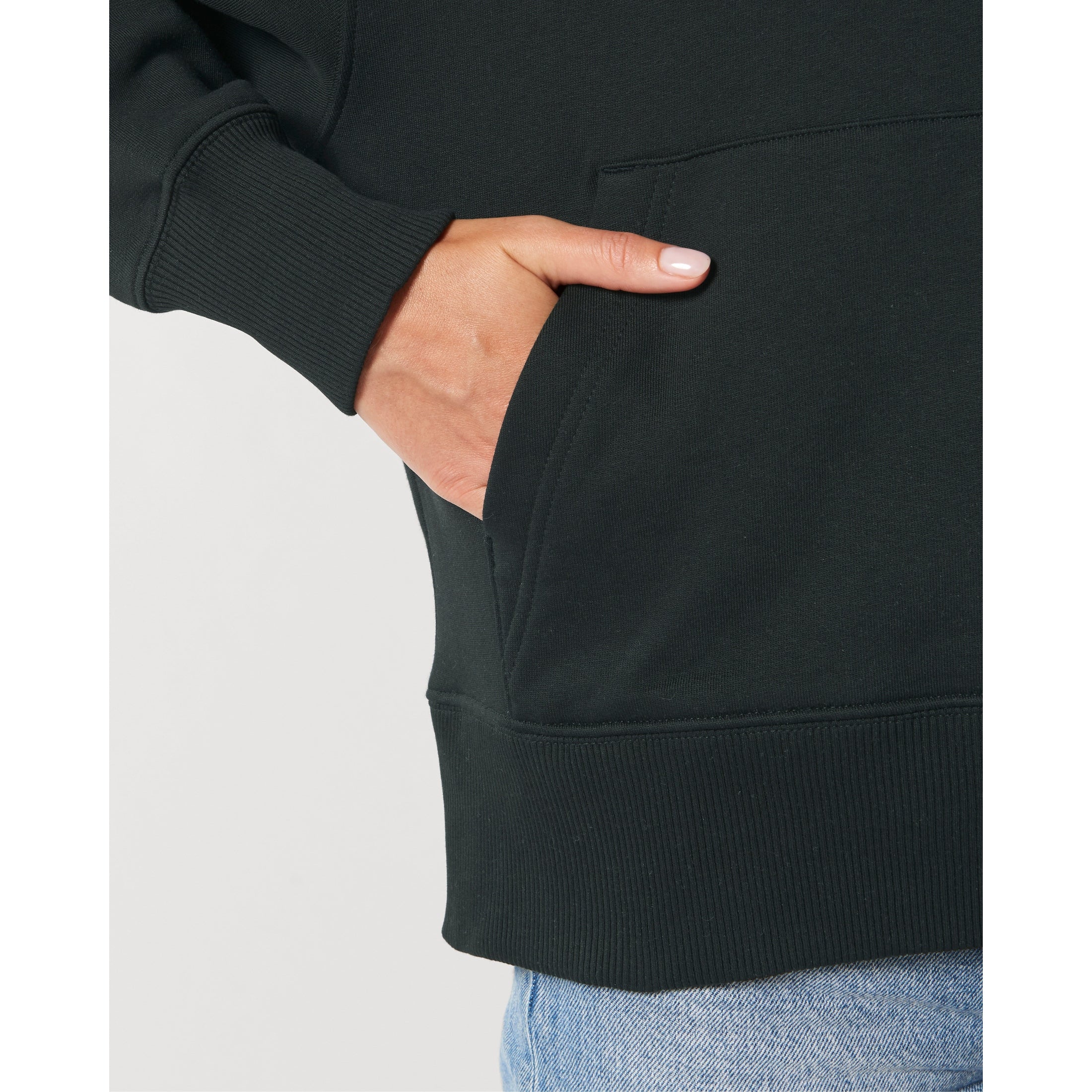 Stanley/Stella Slammer Oversized Brushed Sweatshirt (Stsu856) - Black
