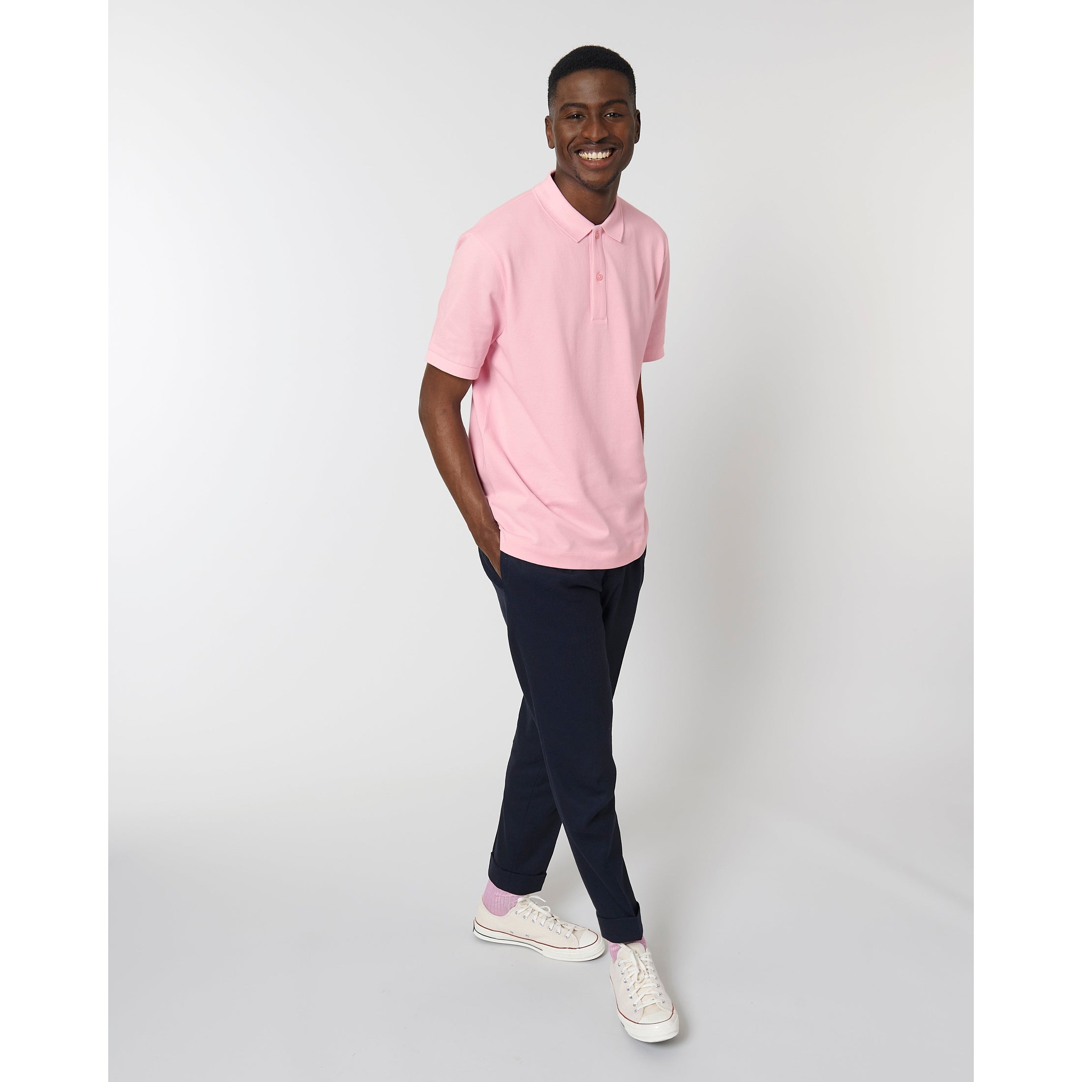 Stanley/Stella Prepster Unisex Short Sleeve Polo (Stpu331) - Cotton Pink